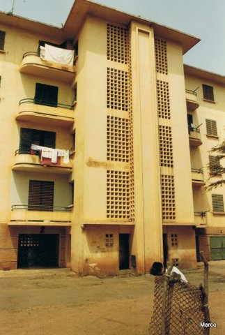 La cité Mermoz à Dakar en 1987